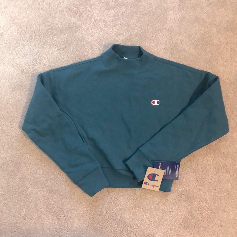 Urban Outfitters XS Cropped Champion Sweatshirt